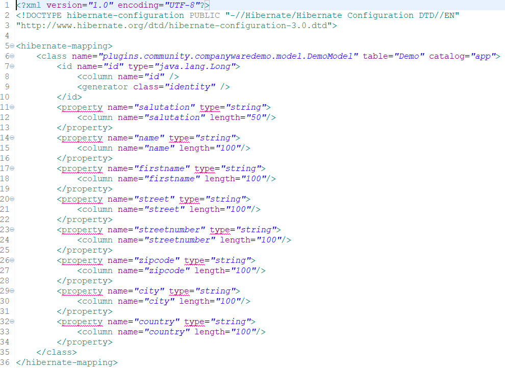 Hibernate Mapping